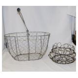 Metal wire baskets - Metal house wall pocket