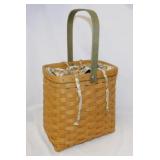 2003 Longaberger Autumn Tote basket w/ Pumpkin