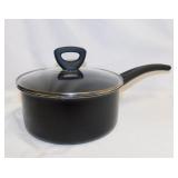 Non-stick macaroni & cheese pan w/ glass lid -