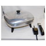 Montgomery Ward aluminum electric skillet,