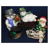 Christmas: Lighted Happy Holidays sign - Lighted