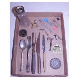 Cracker Jack and other metal mini tools - horse