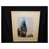 Four 1950's Dietzgen advertising prints,