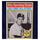 1976 Topps Ted Williams baseball card, Boston Red