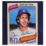 1980 Topps Don Sutton baseball card, LA Los