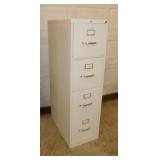 Nice Hon letter size 4 drawer metal filing cabinet