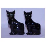 Two 1960's Japan black Halloween Alley Cat