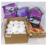 Several new 3' white floating candles - 3 new