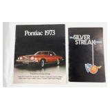 1960's & 1970's Pontiac car dealership booklets