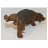 Mayrich resin peeing Dachshund Wiener Dog by