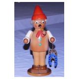 Vintage German wooden Blacksmith incense burner,