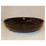 Longaberger Chocolate Brown Pottery Large Low