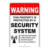 There is a security alarm at this facility,