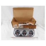 New vehicle under dash oil pressure gauge / water