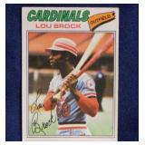 1977 Topps Lou Brock baseball card, St. Louis