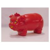 1950's Amerline mechanical alarm piggy pig bank,