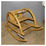 Sweet 1950's Delphos Teeter Tot child's rocking