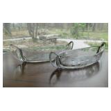 2 wheel cut glass canoe relish boat yachts,