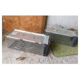2 Havahart 0745 live animal traps, 6" x 7" x 17"