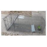 Large animal live trap, 16" sq. x 43"