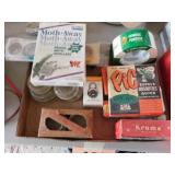 Vintage Anchor glass furniture caster cups in