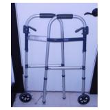 New Invacare 2 wheeled folding walker