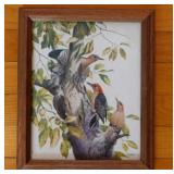 Original ink & watercolor landscape painting