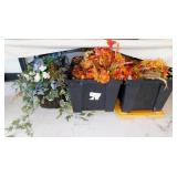 2 large Strong Box storage totes w/ lids full of