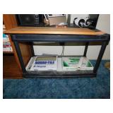 Plastic garden potting table, 35" x 17" x 19"