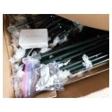 Metal trellis arch frame pieces in box, not sure