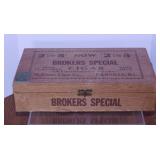 Danville Illinois wooden cigar box - 1898 & 1899