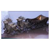 Christmas: Nice brass reindeer & sleigh - Angels -