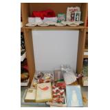 Christmas: Vintage foil light reflectors - Beaded