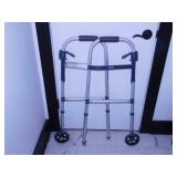 New Invacare 2 wheeled folding walker