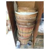 10 wood fruit baskets