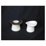 Antique Germany porcelain Take Your Pick top hat