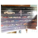 Several posters: Ford Mustangs - Orkin rodents -