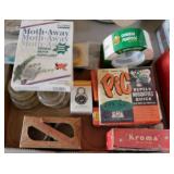 Vintage Anchor glass furniture caster cups in