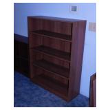 Wooden 5 shelf bookcase