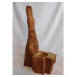 Silver Springs Florida cypress knee planter,