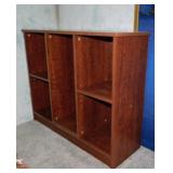 Wooden display cabinet, 35" x 12" x 29"