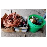 Orange extension cord - Scrap copper wire - Some