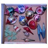 Vintage Christmas: Mercury glass tree ornaments