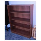 Wooden 5 shelf bookcase