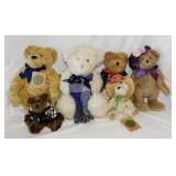6 new plush Boyds Bears