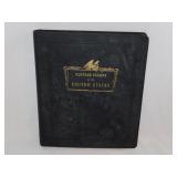 US postage stamps album w/ unused blocks