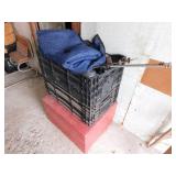 Vintage toy box - 2 plastic produce bins -