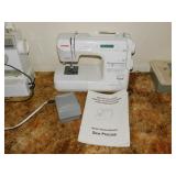 Janome Sew Precise sewing machine w/ foot pedal &