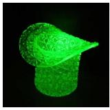 Large Fenton Amberina Daisy & Button glass top