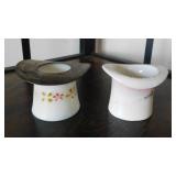 Antique Germany porcelain Take Your Pick top hat